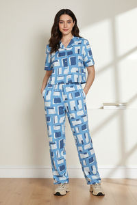 Zivame 2 Mile Fashion Knit Cotton Loungewear Set - Dutch Canal — thumbnail 5
